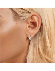 BAMOER σκουλαρίκια κρίκοι BSE1079, ασήμι 925, ασημί