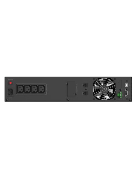 POWERTECH UPS Line Interactive PT-1408 για rack 2U, με οθόνη, 2200VA/1540W, 4x AC output
