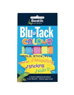 Bostik επαναχρησιμοποιήσιμη κόλλα Blu-Tack colour 75gr.