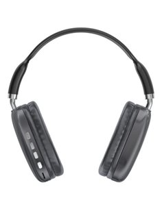 CELEBRAT headphones A35, ασύρματα & ενσύρματα, micro SD, 40mm, 200mAh, μαύρα