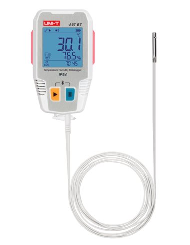 UNI-T ψηφιακό θερμόμετρο & υγρασιόμετρο A57 BT, -40~85 °C, Bluetooth, IP54