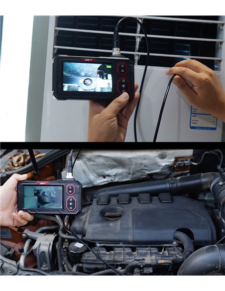 UNI-T ενδοσκοπική κάμερα UT667 με οθόνη απεικόνισης, LED, 1m, IP67