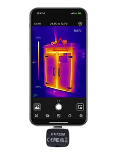 UNI-T συσκευή θερμικής απεικόνισης UTi722M για smartphone, USB-C, 20 °C έως 450 °C