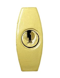 HPP λουκέτο πέταλο με κλειδί CTL-0041, 38mm, μεταλλικό