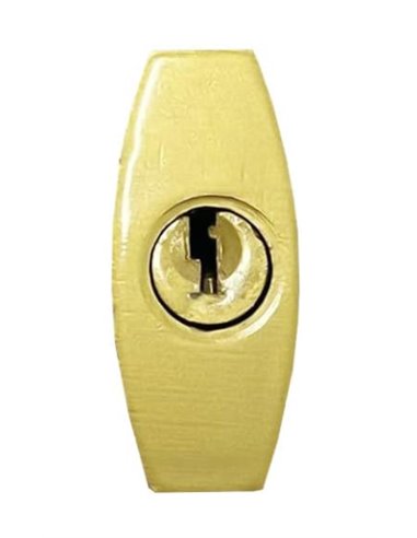 HPP λουκέτο πέταλο με κλειδί CTL-0041, 38mm, μεταλλικό