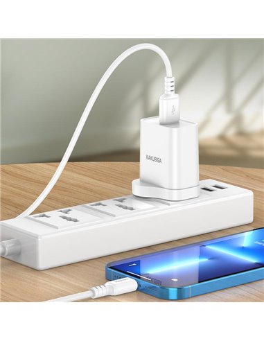 KAKUSIGA καλώδιο Lightning σε USB KSC-982, 3A, 480Mbps, 1m, λευκό