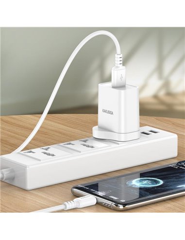 KAKUSIGA καλώδιο USB-C σε USB KSC-982, 3A, 480Mbps, 1m, λευκό