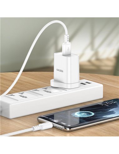 KAKUSIGA καλώδιο USB-C σε USB-C KSC-982, 60W, 480Mbps, 1m, μαύρο