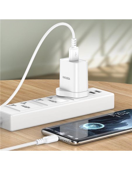 KAKUSIGA καλώδιο USB-C σε USB-C KSC-982, 60W, 480Mbps, 1m, μαύρο