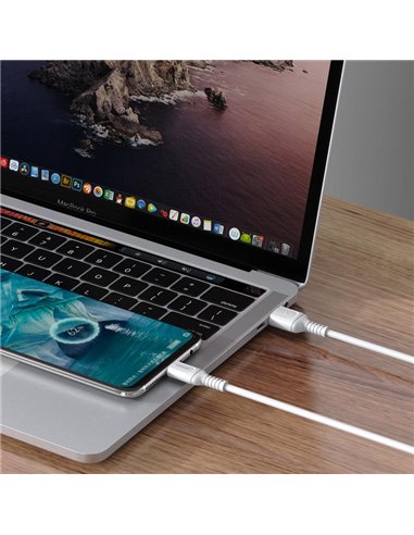 KAKUSIGA καλώδιο micro USB σε USB KSC-805, 2.4A, 480Mbps, 1m, λευκό