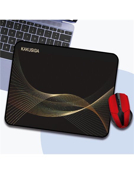 KAKUSIGA mouse pad KSC-1162, 26x21x0.2cm, μαύρο