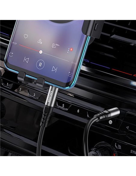 KAKUSIGA καλώδιο ήχου 3.5mm KSC-892, AUX, 1m, μαύρο