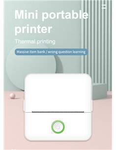 POWERTECH smart θερμικός εκτυπωτής φωτογραφιών & σχεδίων PT-1420, 200dpi, Bluetooth, λευκός