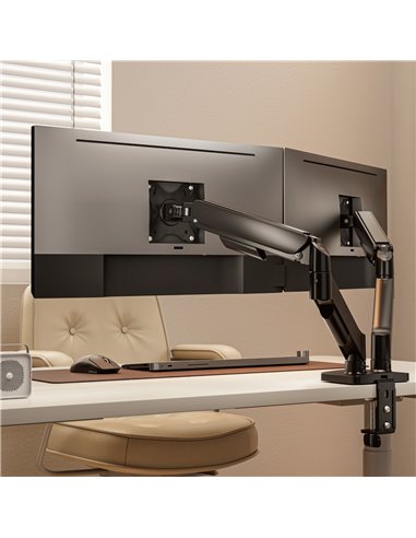 POWERTECH βάση γραφείου για 2x οθόνες PT-1425, 17-32", έως 9kg