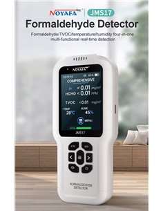 NOYAFA ψηφιακός μετρητής περιβάλλοντος JMS17, 4 σε 1, επαναφορτιζόμενος