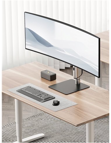 BRATECK βάση γραφείου οθόνης LDT70-T01, 17-49", έως 18kg, heavy duty