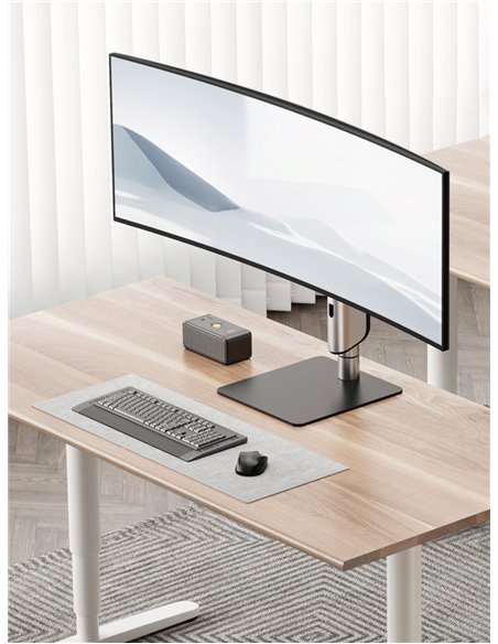 BRATECK βάση γραφείου οθόνης LDT70-T01, 17-49", έως 18kg, heavy duty