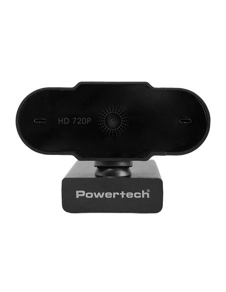 POWERTECH web camera PT-1426, 0.9MP, 720p HD, fixed εστίαση, 1.5m, μαύρη