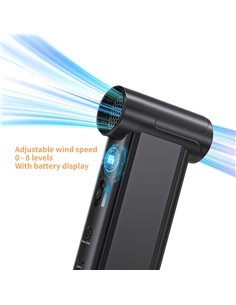 KINZIR 2 σε 1 σκουπάκι χειρός & air duster AD51, 180W, 4000mAh, μαύρο