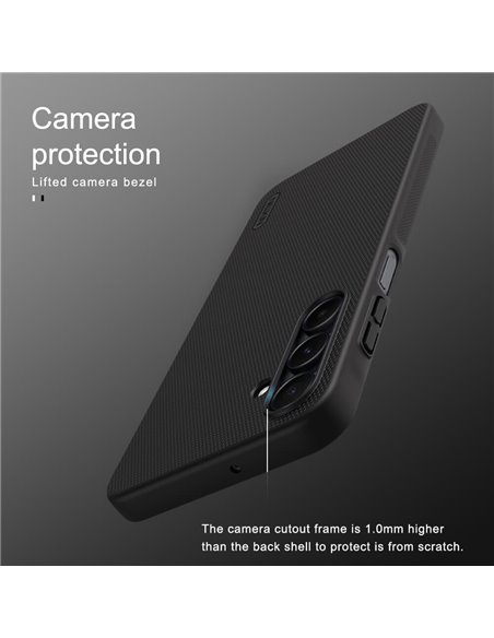 NILLKIN θήκη Super Frosted Shield για Samsung Galaxy A16 4G/5G, μαύρη