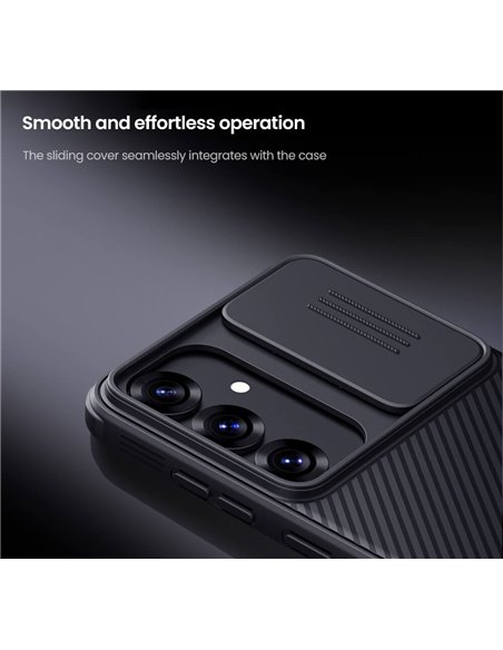 NILLKIN θήκη CamShield Pro για Samsung Galaxy S25, μαύρη