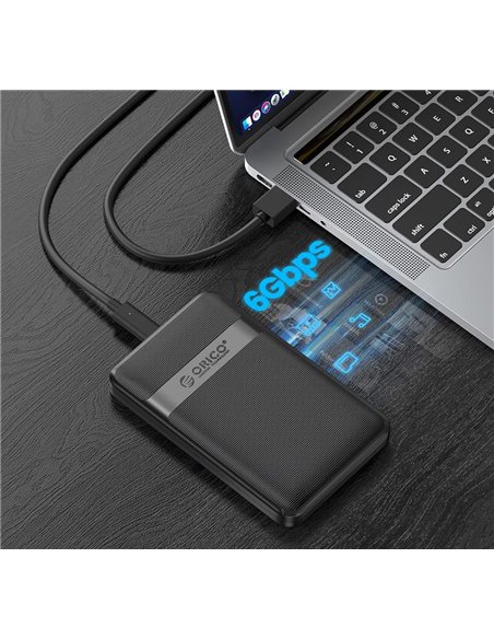 ORICO θήκη για 2.5" SATA HDD/SSD 2577C3-V1, 6Gbps, μαύρη