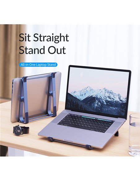 ORICO βάση για laptop MA15, 11-17.4", μεταλλική, γκρι
