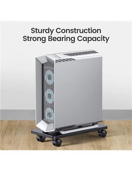 ORICO βάση PC CPB6 με ροδάκια, universal, 41x21.3cm, μεταλλική, μαύρη