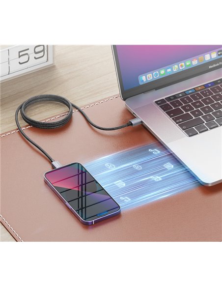 ORICO καλώδιο Lightning σε USB GQA12, 2.4A, 480Mbps, 1m, μαύρο