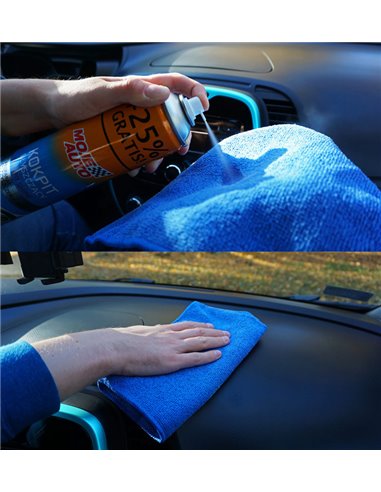 MOJE AUTO σπρέι γυαλίσματος πλαστικών αυτοκινήτου 19-012E, 750ml