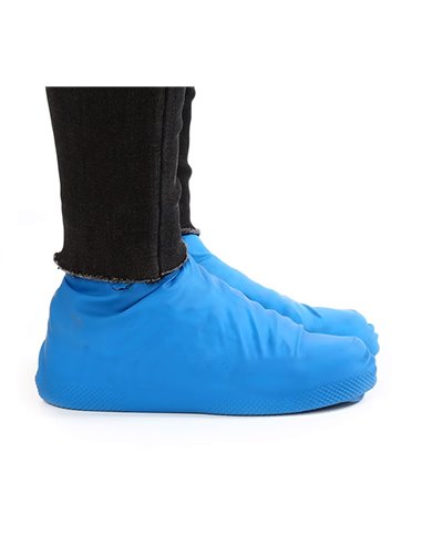 Αδιάβροχα καλύμματα παπουτσιών BQ41G, σιλικόνης, 41-47 μέγεθος, μπλε