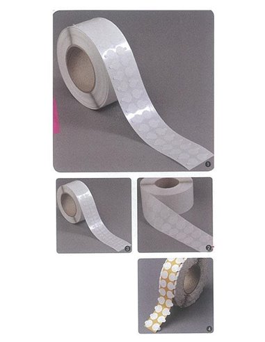 Αυτοκόλλητα στρόγγυλα Ø15χιλ permanent/removable(5000τεμ/ρολ)