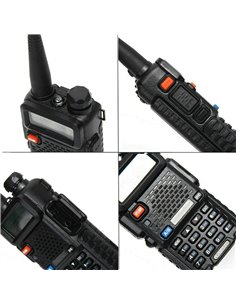 BAOFENG ασύρματος πομποδέκτης UV-5R, VHF/UHF, 5W, μαύρος