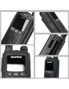 BAOFENG σετ ασύρματοι πομποδέκτες BF-T17, PMR, 0.5W, μαύρο, 2τμχ