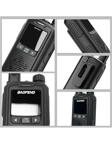 BAOFENG σετ ασύρματοι πομποδέκτες BF-T17, PMR, 0.5W, μαύρο, 2τμχ