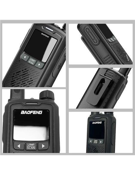 BAOFENG σετ ασύρματοι πομποδέκτες BF-T17, PMR, 0.5W, μαύρο, 2τμχ