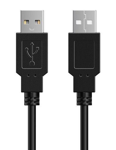 CABLETIME καλώδιο USB 2.0 C161-AMAM, 480Mbps, 0.5m, μαύρο