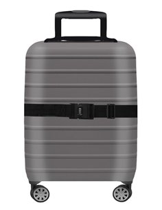 HOME USE ιμάντας βαλίτσας HUH-0240 με λουκέτο συνδυασμού, ρυθμιζόμενος, 2m, μαύρος