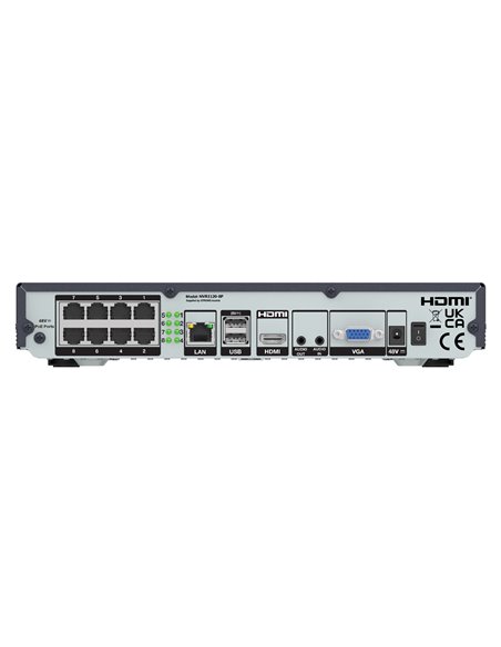 STRONG NVR καταγραφικό NVR1120-8P, 8MP/4K, H.265+, 8 PoE κανάλια