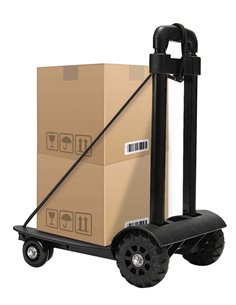 HOME USE καρότσι μεταφοράς φορτίων HUH-0244, πτυσσόμενο, έως 50kg, μαύρο