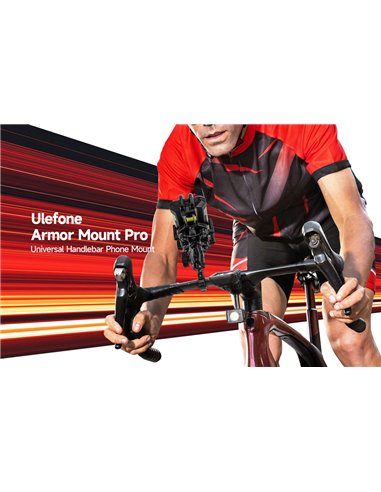 ULEFONE βάση ποδηλάτου για smartphone Armor Mount Pro AM02, μαύρη