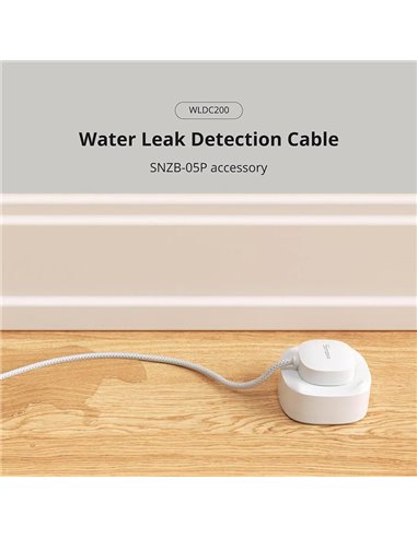 SONOFF καλώδιο επέκτασης για ανιχνευτή πλημμύρας SNZB-05P WLDC200, 2m, λευκό