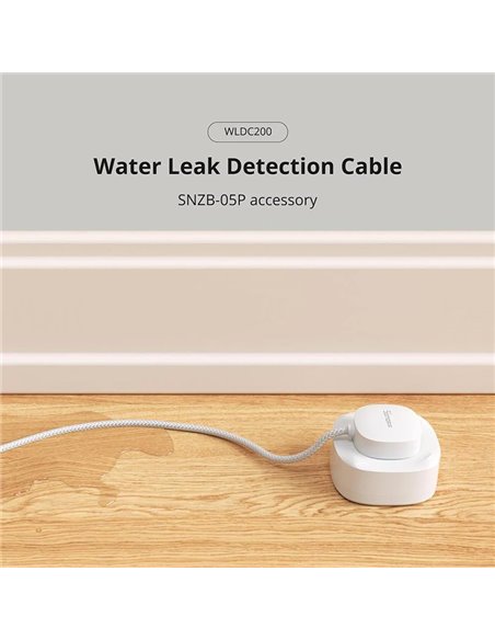 SONOFF καλώδιο επέκτασης για ανιχνευτή πλημμύρας SNZB-05P WLDC200, 2m, λευκό