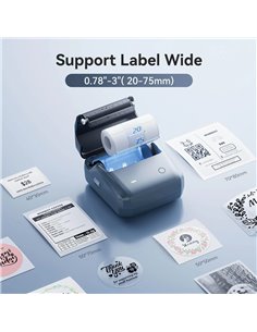 NIIMBOT smart θερμικός εκτυπωτής ετικετών B31, 203dpi, Bluetooth, μπλε