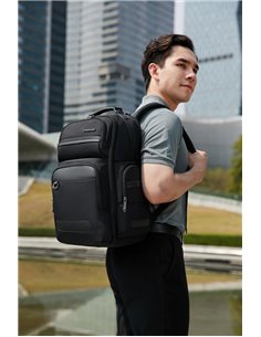 ARCTIC HUNTER τσάντα πλάτης B00492-1 με θήκη laptop 15.6", 22L, μαύρη