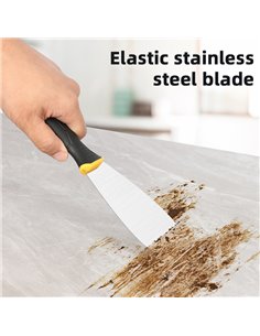 DELI σπάτουλα DL-HD2 με αντιολισθητική λαβή, ανοξείδωτο ατσάλι, 50mm