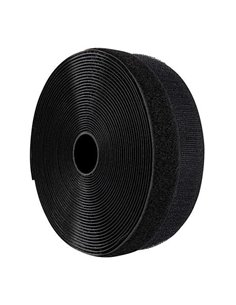 Velcro ταινία αυτοκόλλητη μαύρη,16mm, 25μέτρα