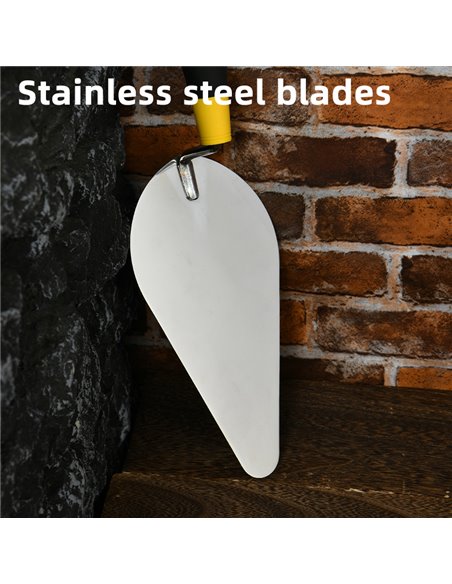 DELI μυστρί DL509219 με αντιολισθητική λαβή, ανοξείδωτο ατσάλι, 230mm