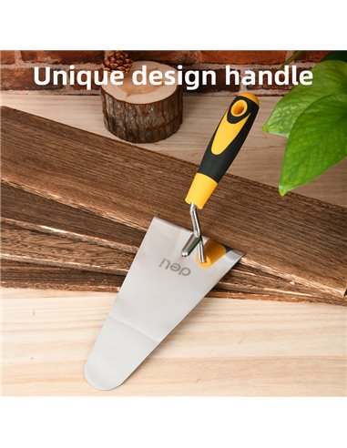 DELI μυστρί DL509323 με αντιολισθητική λαβή, ανοξείδωτο ατσάλι, 200mm