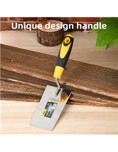 DELI μυστρί DL509328 με αντιολισθητική λαβή, ανοξείδωτο ατσάλι, 140mm